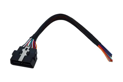 Vista 6 de OBD2 J1962 macho a extremo abierto 16pin cable de coleta de 1 pie/11.8 in (cable macho)