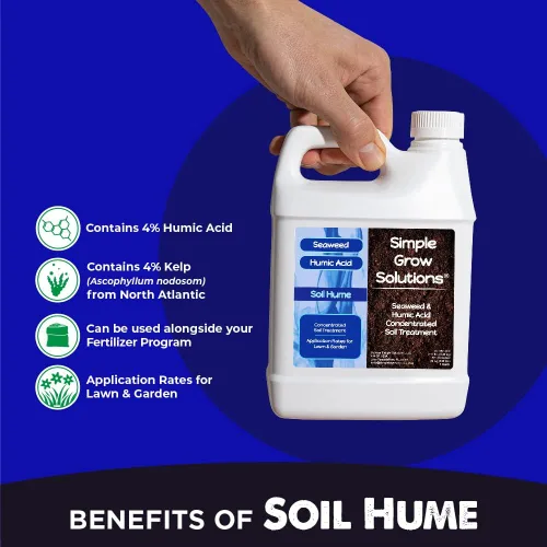 Vista 8 de Soil Hume - Ácido húmico de algas marinas de 32 onzas + 4-6-8 alimentos para plantas multiusos de 32 onzas + micronutrientes quelatados Micro