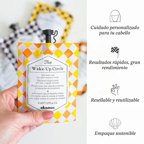 Vista 4 de Davines The Wake-up Circle, 50 ml (paquete de 1)