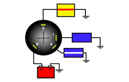 Vista 2 de Sierra MP41040 interruptor de encendido, con sistema de arranque con posición de accesorio y de apagado