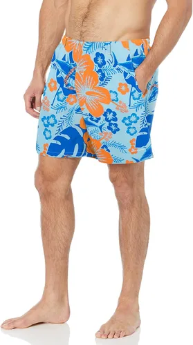 Vista 114 de Columbia Super Backcast - Pantalón corto de agua para hombre Impresión de tinte negro