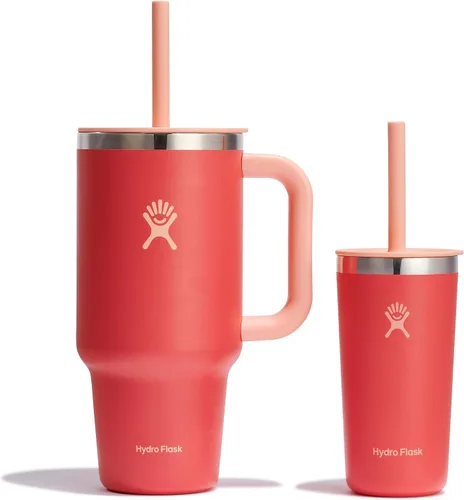 Vista 10 de Hydro Flask All Around - Vaso de viaje de 32 onzas, color morado degradado (Bayberry Ombre)