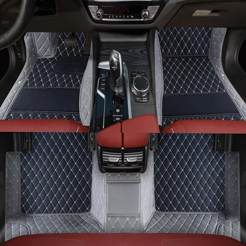 Vista 33 de Alfombrillas personalizadas para automóvil adecuadas para el 99% de automóviles, camiones, SUV, alfombrillas para todo tipo de clima, alfombrillas