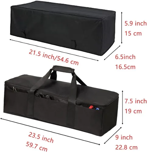 Vista 2 de YELAIYEHAO Bolsa de transporte compatible con Cricut Explore Air y Maker, bolsa impermeable compatible con Cricut Explore Air y suministros