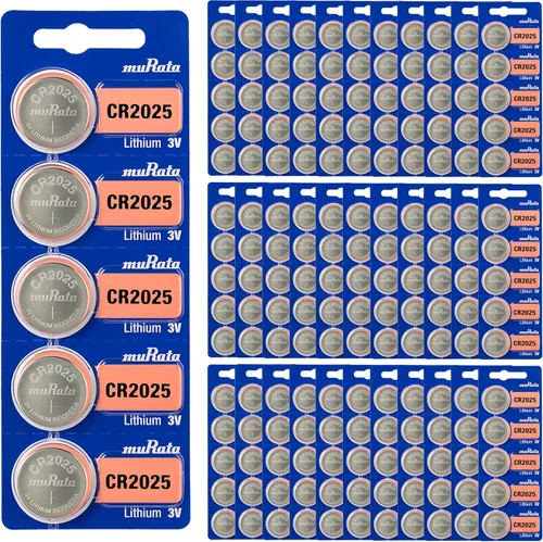 Vista 13 de Murata Batería CR2025 3V Litio Moneda Celda - Reemplaza Sony CR2025 (2 Baterías)