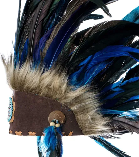 Vista 20 de Novum Crafts Tocado de plumas Inspirado en indios nativos americanos Elige