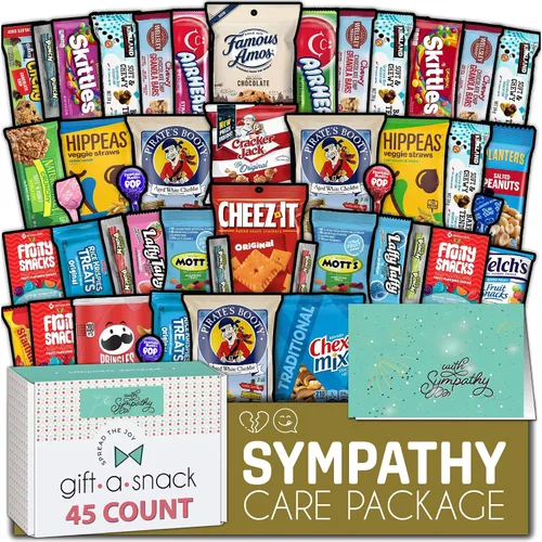 Vista 11 de Gift A Snack - Caja de aperitivos paquete variado de dulces + tarjeta
