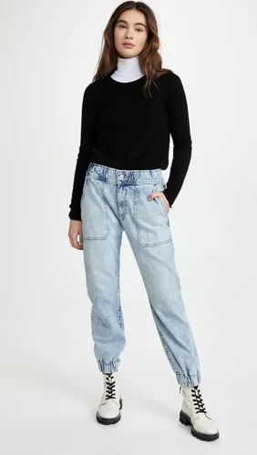Vista 5 de DL1961 Laura - Pantalones de mezclilla de talle alto para mujer
