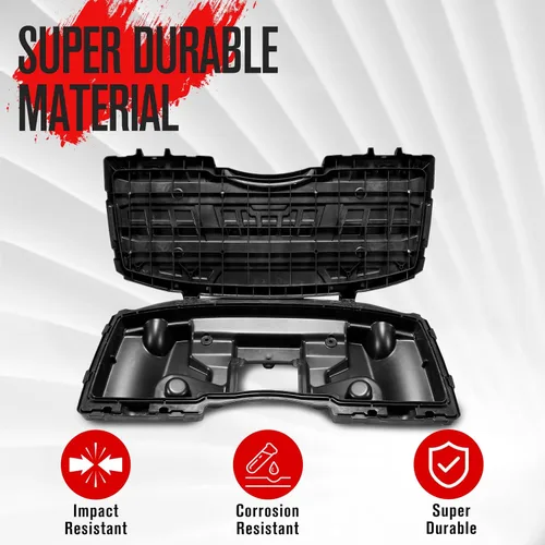 Vista 4 de A & UTV PRO Kit de caja de almacenamiento inferior y cubierta de servicio frontal para Polaris Sportsman 400 450 500 600 700 800 2005-2010