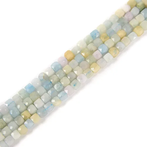 Vista 15 de JM Design Cuentas de 5/64 de pulgada 01 con forma de cubo liso multicolor para manualidades y fabricación de joyas (pulseras, collares, pendientes)