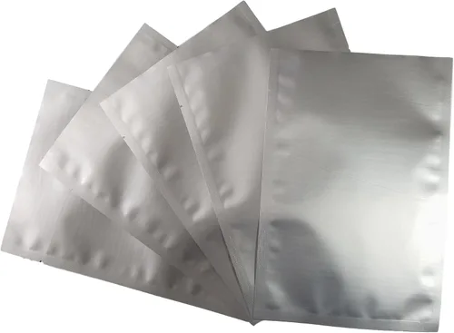 Vista 5 de Bolsas de Mylar de 7.5 mil (por lado) – Varios tamaños de aluminio genuino forrado bolsa para alimentos a largo plazo, granos, arroz, hornear
