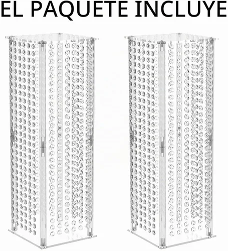 Vista 2 de NUPTIO Soporte de centro de mesa plateado para mesa, estilo torcido, 22.8 Elegante decoración geométrica de mesa de centro de mesa, para boda