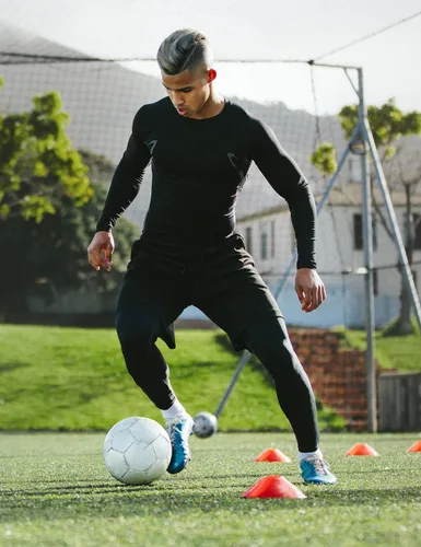 Vista 6 de BALEAF Pantalones de compresión para jóvenes, leggings para niños, pantalones de béisbol para niños, medias de capa base, fútbol, baloncesto