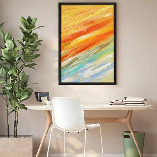 Vista 8 de Lyeasw Marcos para póster de 24 x 36 pulgadas, color negro, juego de 7 portarretratos grandes de 24 x 36 pulgadas para montaje en pared horizontal