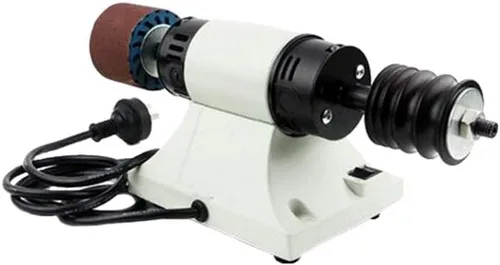 Vista 2 de Máquina pulidora de cuero que pule la máquina de pulir el borde del cuero de la máquina de pulir 110V 0-8000RPM con la manija flexible del eje