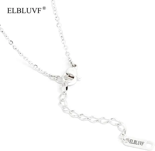 Vista 8 de Collar de acero inoxidable con ancla infinita en forma de Y, estilo lariat, 18.0in para mujer, 3