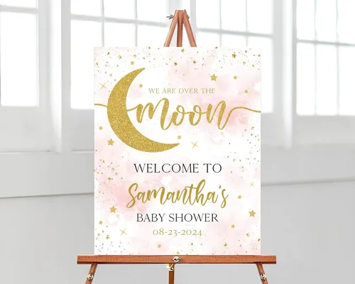 Vista 12 de Letrero de bienvenida de safari para baby shower, plantilla de cartel de baby shower, baby shower de género neutro, letrero editable de baby shower