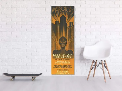 Vista 3 de POSTER STOP ONLINE Metropolis - Póster de película para puerta (tamaño 21 x 62 pulgadas)