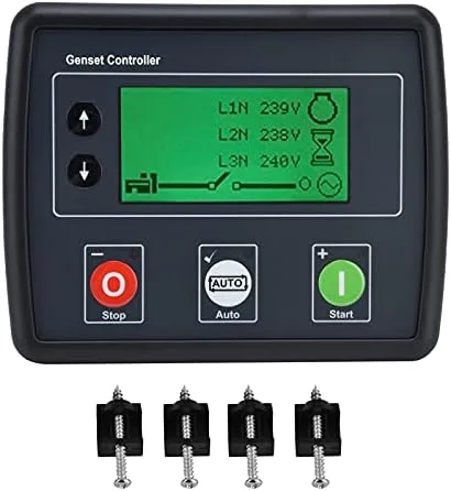 Vista 7 de Luqeeg Controlador de generador DSE4510, controlador de generador de pantalla LCD, controlador de grupo electrógeno de parada de arranque