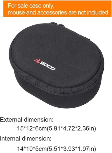 Vista 3 de RLSOCO Funda rígida para mouse HyperX Pulsefire HastePulsefire Haste 2Pulsefire SurgePulsefire CorePulsefire Dart RGB Gaming Mouse (solo funda)