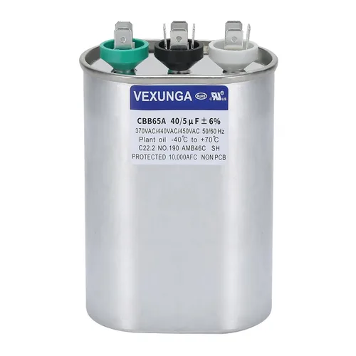 Vista 39 de VEXUNGA Capacitor Dual de Arranque Redondo A/C de 50/5 uF 50+5 MFD 370VAC o 440VAC CBB65 CBB65B Capacitores de Aire Acondicionado para Motor