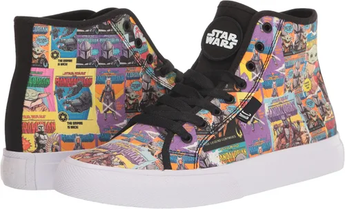 Vista 7 de DC X Star Wars The Mandalorian - Tenis de patinaje para hombre, Negro Multi (Manual Hi)