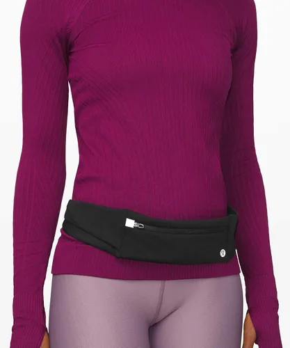 Vista 8 de Lululemon Cinturón Fast and Free Run (negro, talla SM), Negro