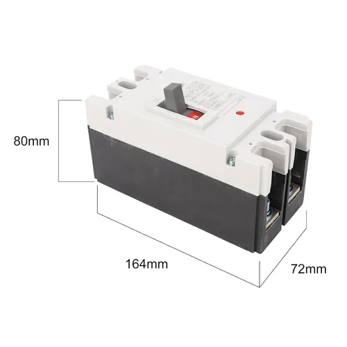 Vista 6 de Interruptor de desconexión de batería solar MCCB 2P 200A 2P 1000V MCCB Interruptor de desconexión de caja moldeada Interruptor maestro de alto