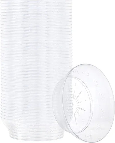 Vista 11 de PLASTICPRO Cuencos de plástico duro de 6 onzas – Cuencos de helado desechables transparentes de calidad premium, paquete de 20