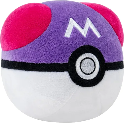Vista 2 de Pokemon Poke Ball - Juego de 4 bolas de peluche de 2 pulgadas