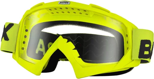 Vista 16 de BATFOX Gafas de Motocicleta Gafas Protectoras Moto de Cross Motocross Seguridad ATV Táctica Conducción (Azul Negro, Adulto)