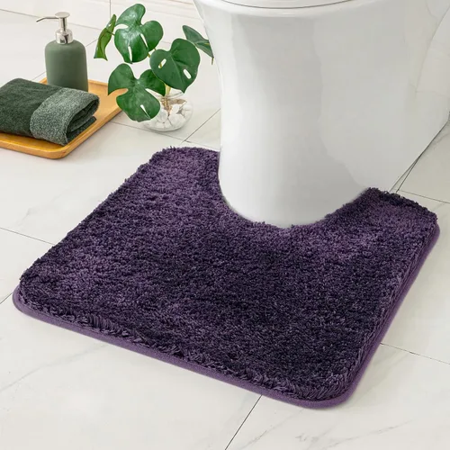 Vista 20 de MIULEE Alfombras de baño negras, suaves y pequeñas, absorbentes, antideslizantes, de secado rápido, esponjosas, para baño, bañera y duchas, lavables