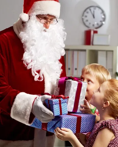 Vista 5 de Disfraz de Papá Noel para adulto, 9 piezas, traje de Papá Noel de felpa de lujo para hombre, disfraz de Papá Noel para hombres, conjunto de traje