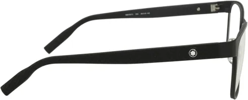 Vista 3 de Gafas Montblanc MB 0067 O- 004 Negro, Negro Transparente Negro