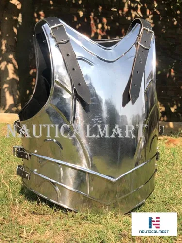 Vista 7 de NauticalMart LARP Medieval Steel Armor Full Cuirass (Breastplate and Back Plate)