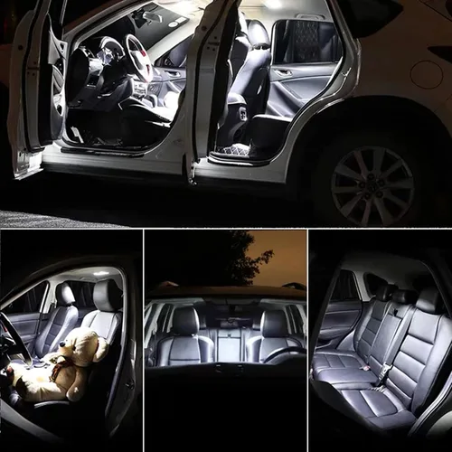 Vista 5 de Kit de luces LED para maletero de automóvil, para Nissan Note E11 E12 2006-2017 2018 2019 accesorios de iluminación de coche
