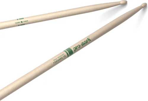 Vista 30 de ProMark Baquetas de batería Classic Forward 2B - Juego de baquetas - Punta de madera ovalada para tono oscuro y cálido - Baquetas de nogal