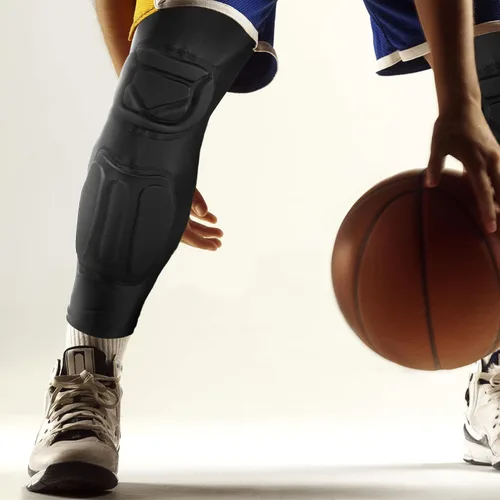 Vista 6 de Rodilleras protectoras para pantorrillas para adultos y jóvenes, almohadilla de compresión de piernas para fútbol, baloncesto, voleibol, fútbol