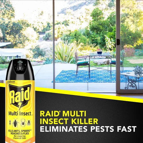 Vista 7 de Raid Asesino de insectos múltiples, brisa de naranja, 15 onzas (paquete de 4)
