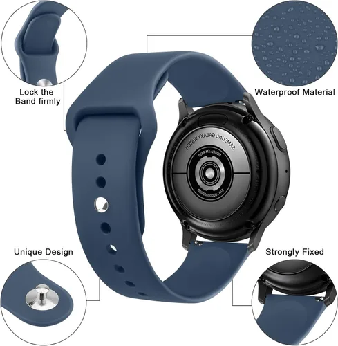 Vista 2 de Meliya Bandas compatibles con Garmin Vivoactive 5 / Vivoactive 3 Watch Band, Garmin Venu 2 Plus / Venu Sq / Venu Watch Bands para mujeres y hombres