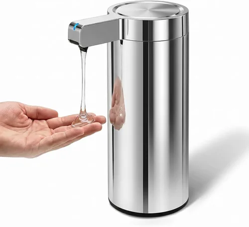 Vista 11 de Newise Dispensador automático de jabón, sin contacto, 9 oz, acero Acero inoxidable