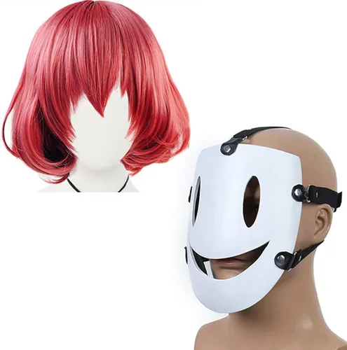 Vista 5 de Disfraz de cosplay de personajes de invasión de tiro alto con peluca de anime