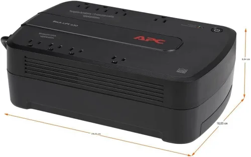 Vista 3 de apwbe650g1 – APC Back-UPS 650 VA Desktop UPS
