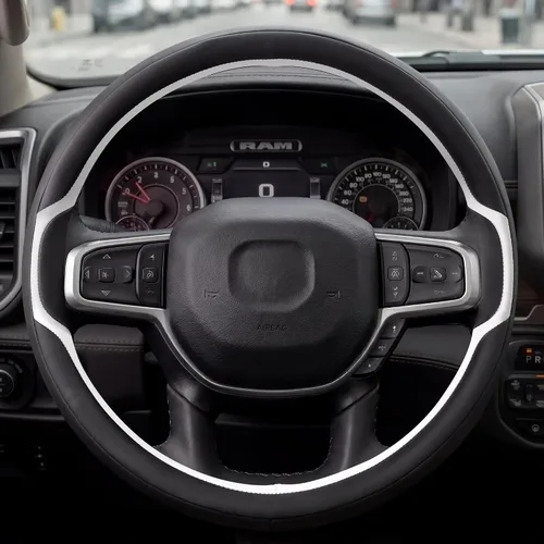 Vista 9 de West Llama - Funda para volante de automóvil, 15 pulgadas