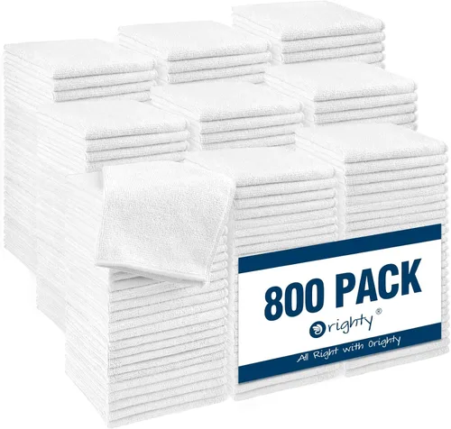 Vista 19 de Orighty Paquete de 5 toallas faciales de microfibra, altamente absorbentes y suaves al tacto, toallas de mano para baño, hotel, spa y gimnasio, 11.5