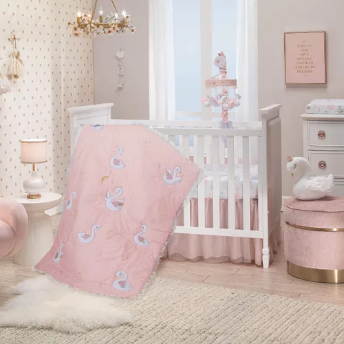 Vista 5 de Lambs & Ivy Signature Swan Princess - Peluche blanco de peluche, princesa
