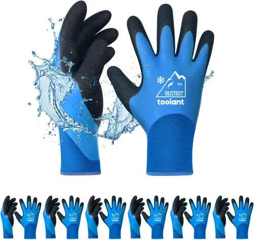 Vista 11 de Guantes de trabajo de invierno impermeables para hombres y mujeres, pantalla táctil, guantes para congelador, aislados térmicamente, para clima frío