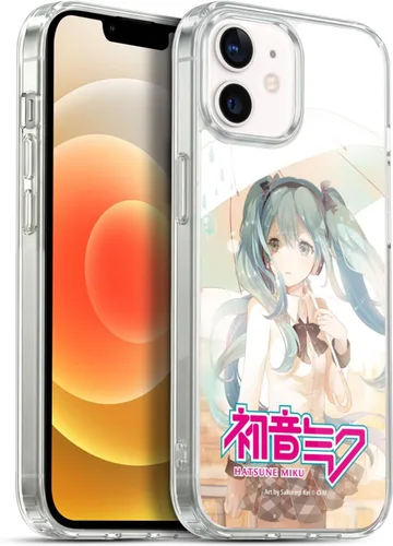 Vista 200 de Head Case Designs Licencia Oficial Hatsune Miku Gráficos Lindos Carcasa de Gel [Protección de Grado Militar] Compatible con Apple iPhone 7