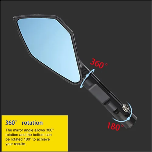 Vista 5 de Espejos laterales universales para motocicleta CNC de 0.394 pulgadas, universales para Benelli TRK 251/502/502X/302 TRK251 TRK502 TRK502X