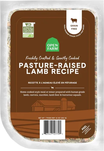 Vista 10 de Open Farm, Harvest Chicken - Alimento para perros recién hecho a mano, sin granos, bolsa de 16 onzas (paquete de 8) Vet-Approved & Gently Cooked